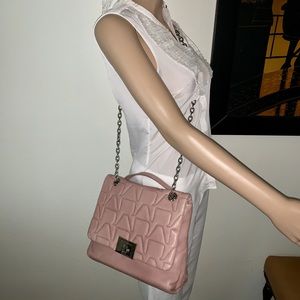 Adolfo Dominguez Lambskin mauve bag